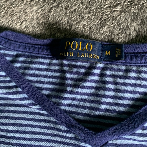 Horizontal Line Ralph Lauren Shirt - Picture 2 of 4
